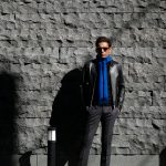 Johnstons (ジョンストンズ) WA16 MUFFLER SCARF Cashmere 100% カシミア マフラー Bright Blue (ブライトブルー・SD0404) Made in Scotland (スコットランド製) 2018 秋冬新作のイメージ