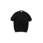 Settefili Cashmere (セッテフィーリ カシミア) Pile Knit T-shirt パイルニットTシャツ BLACK (ブラック・GD03) made in italy (イタリア製) 2020 春夏新作 【入荷しました】【フリー分発売開始】のイメージ