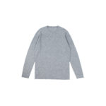 lucien pellat-finet(ルシアン ペラフィネ) Cashmere Crew Neck Sweater カシミア クルーネック セーター FELT GREY (グレー) made in scotland (スコットランド製) 【Alto e Diritto 別注 // 無地】のイメージ