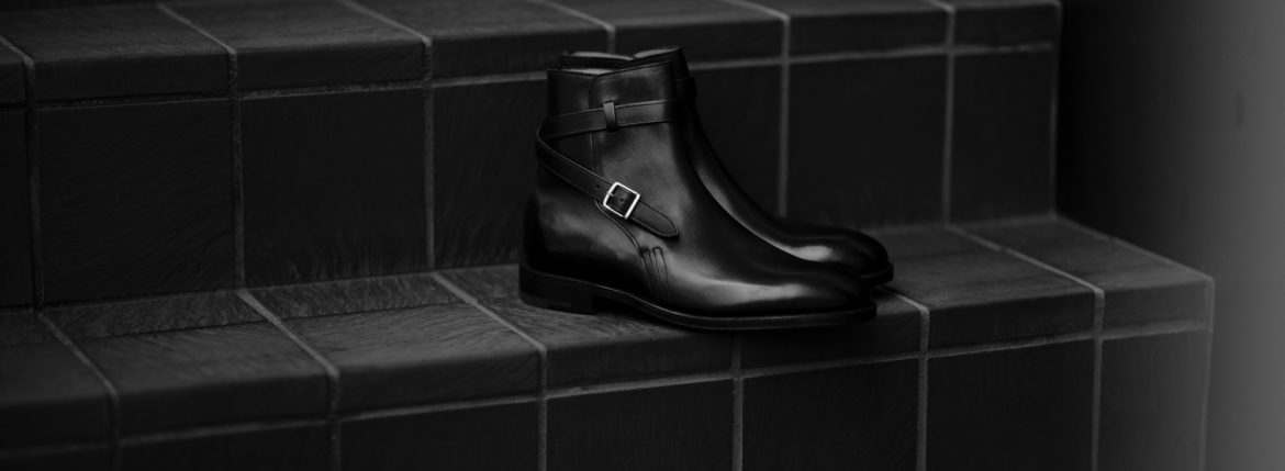 JOHN LOBB (ジョンロブ) ABBOT (アボット) 8695B Jodhpur Boots Black Calf ブラックカーフレザー ジョッパーブーツ BLACK (ブラック) Made In England (イギリス製) 2021のイメージ