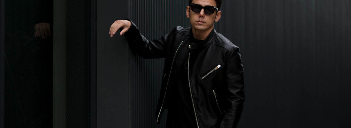 FIXER(フィクサー) F1(エフワン) DOUBLE RIDERS Cow Leather ダブルライダース ジャケット BLACK(ブラック) 【ご予約開始】【2021.4.18(Sun)～2021.5.03(Mon)】のイメージ