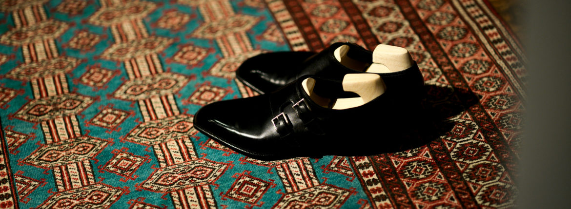 Yohei Fukuda // Double Monk Strap Shoes BLACK 【Bespoke】のイメージ