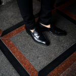 AUBERCY (オーベルシー) LUPIN 3565 Coin Loafer (ルパン) Du Puy Vitello デュプイ社ボックスカーフ ドレスシューズ ローファー NERO (ブラック) made in italy (イタリア製)のイメージ