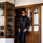 ISAMU KATAYAMA BACKLASH The Line (イサムカタヤマ バックラッシュ ザ・ライン) GUIDI CALF DOUBLE RIDERS No.ALT-215 (グイディ カーフ ダブルライダース) 925 STERLING SILVER (925 スターリングシルバー) レザー ダブルライダース ジャケット BLACK (ブラック) MADE IN JAPAN (日本製) 2022 【Special Model】のイメージ