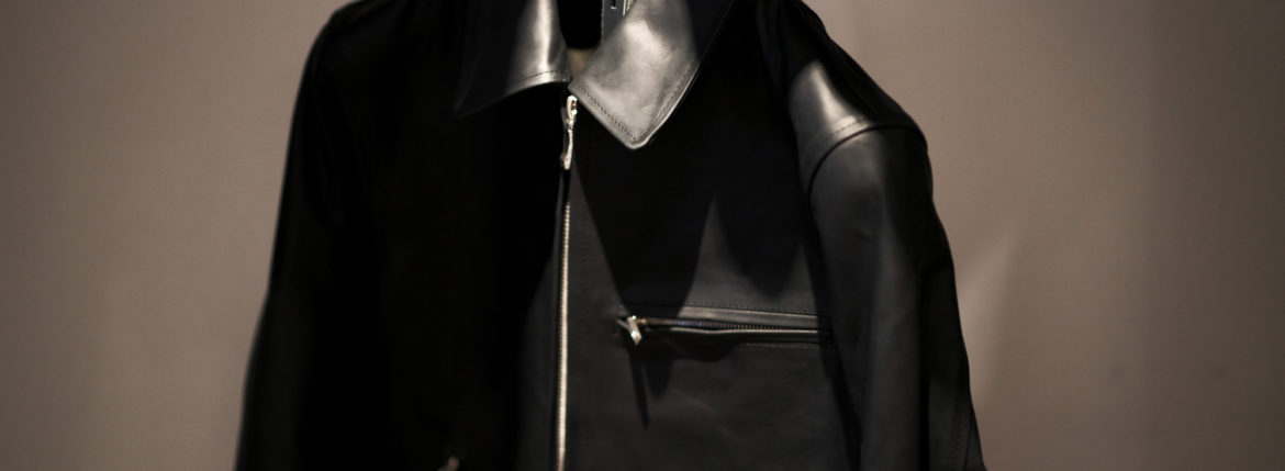 ISAMU KATAYAMA BACKLASH The Line “T-247” GUIDI CALF  Single Riders BLACK 2022のイメージ