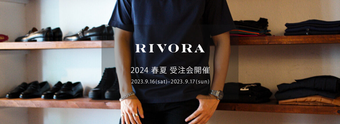 RIVORA / リヴォラ 【2024 春夏 受注会開催 2023.9.16(sat)～2023.9.17(sun)】【R29-MUT002 Extra Cotton T-Shirts】のイメージ